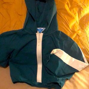 SOLD!!!Prince Hooded Windbreaker Jacket with White Stripe